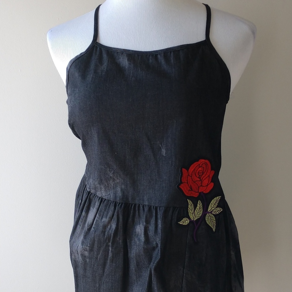 Black Soft Denim Tank - Picture 2 of 8